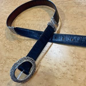 Brighton reversible belt, Black on one side , brown on other. Size M
